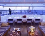 Sailing Yacht Felicita West - Alfresco Dinning Area